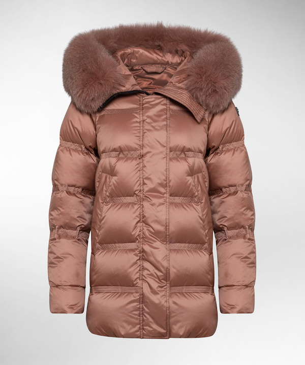 Down jacket with fox fur - Peuterey