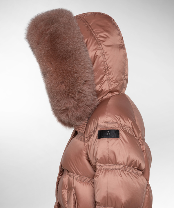 Down jacket with fox fur - Peuterey