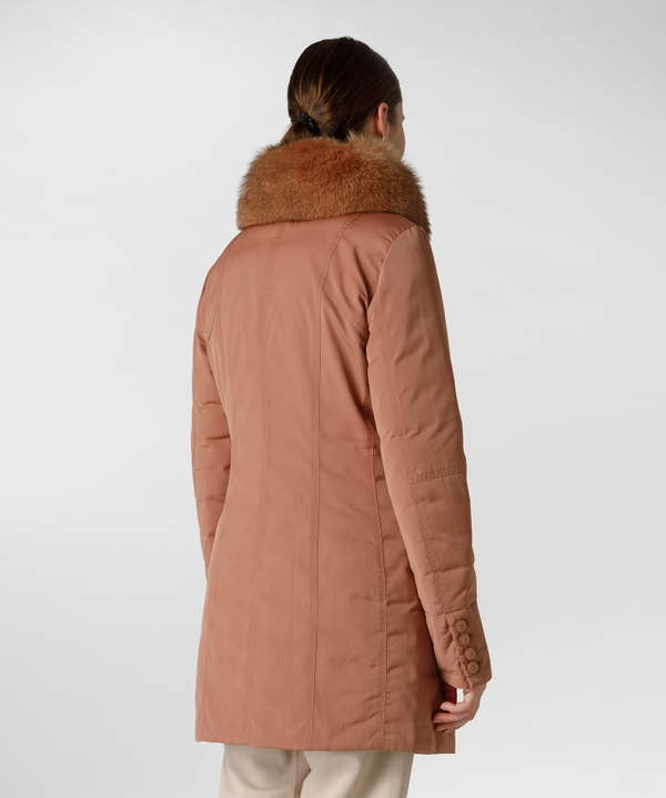 Slim fit jacket with fur - Peuterey