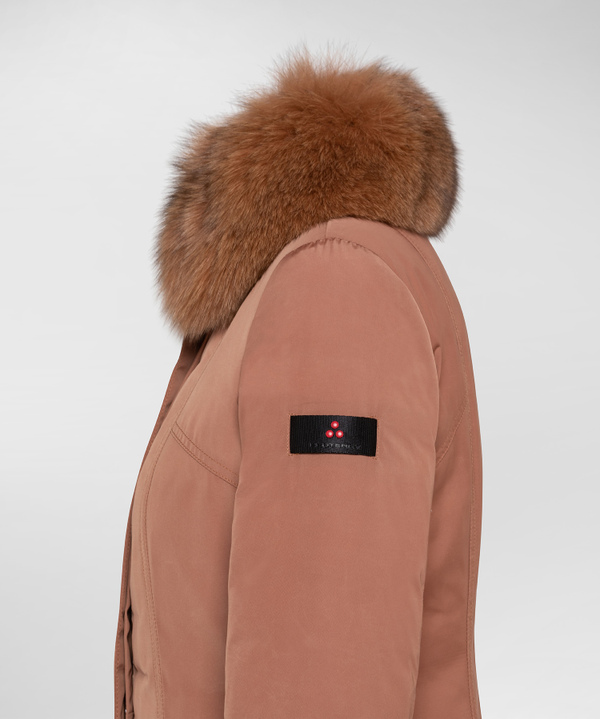 Slim fit jacket with fur - Peuterey