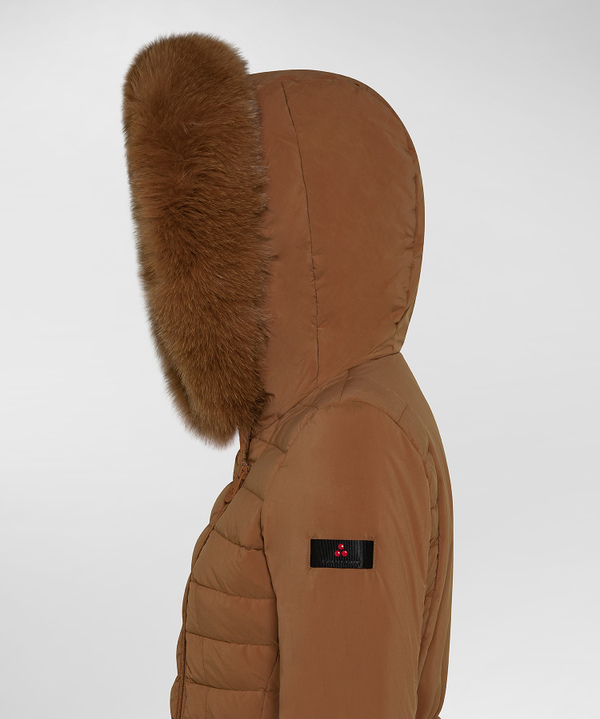 Slim down jacket with fur - Peuterey