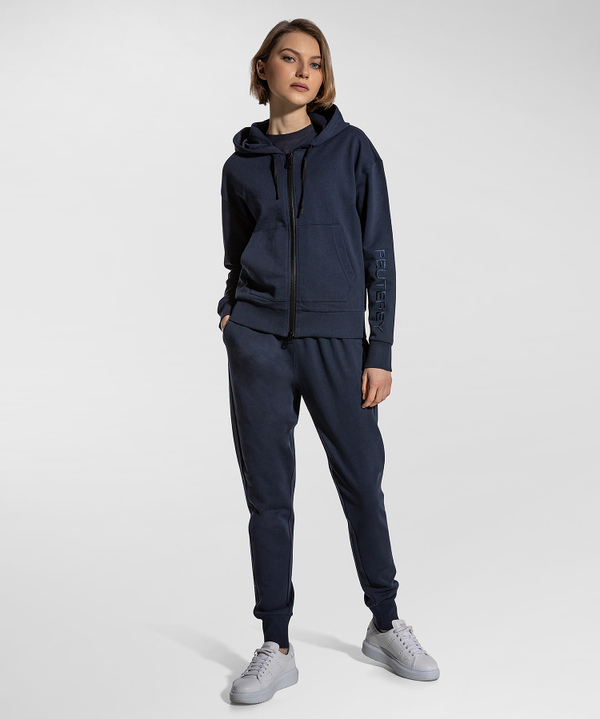 Soft fleece sweater with central zip - Peuterey