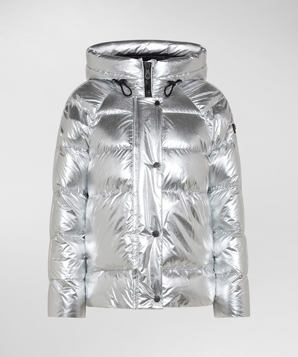 Silver jacket with Jupiter print on its back - Peuterey