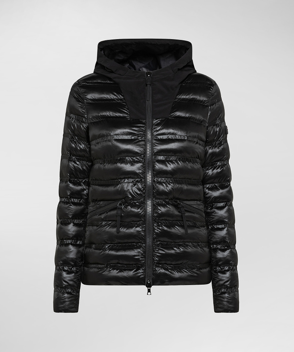 Slim fit dual fabric down jacket - Peuterey