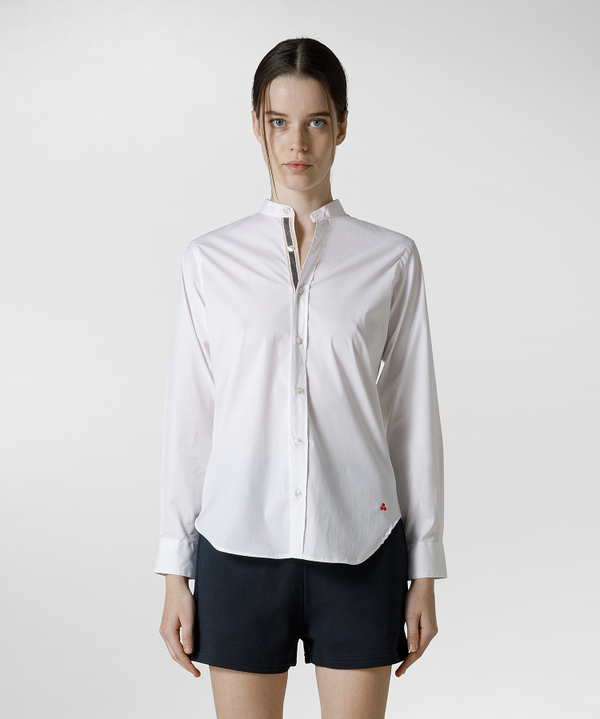 Stretch cotton poplin shirt - Peuterey