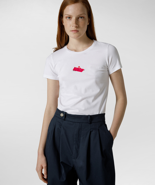 T-shirt con logo fluo - Peuterey