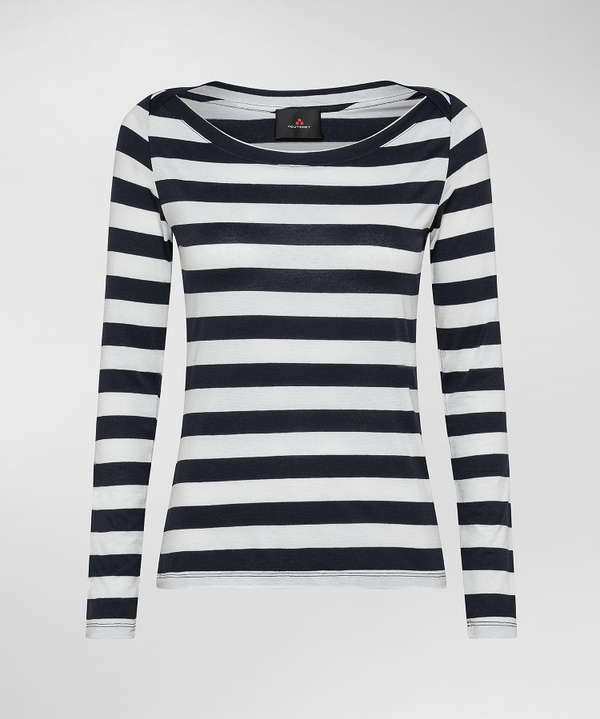 Striped boat neck t-shirt - Peuterey