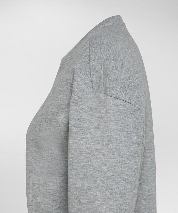 Sweatshirt mit Metallic-Effekt-Druck - Peuterey