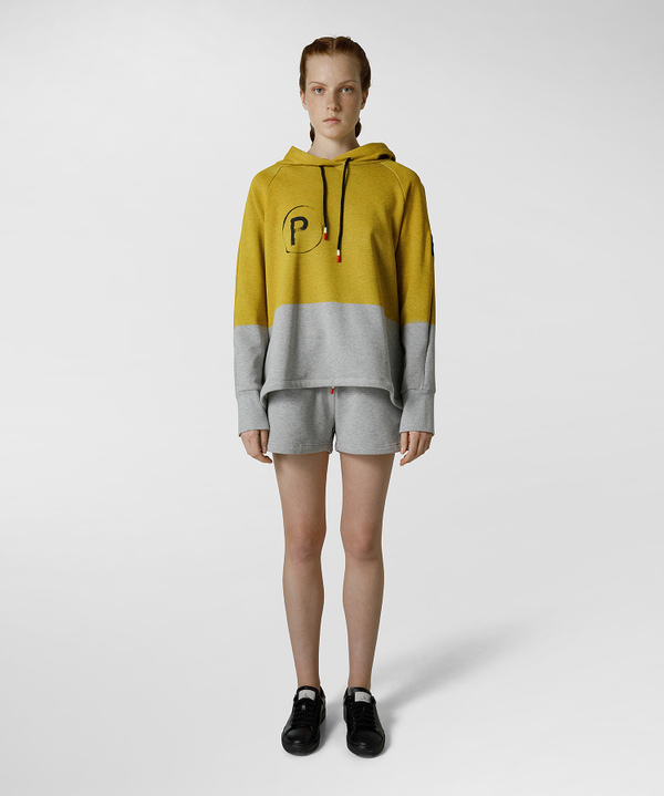 Colour block sweatshirt made with GOTS certified yarn - Peuterey
