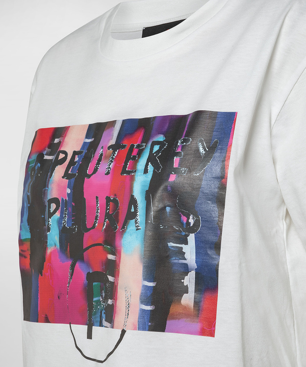 T-Shirt mit Multicolor-Print, Linie Peuterey.Plurals - Peuterey