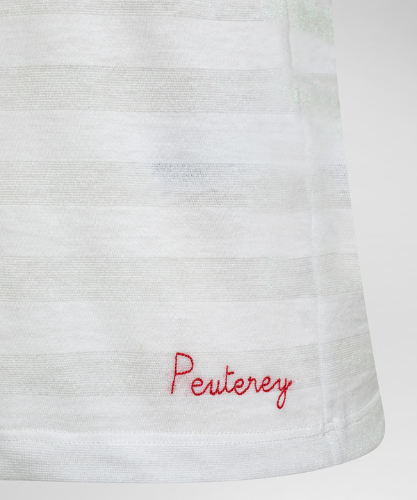 Jersey t-shirt with lurex stripe - Peuterey
