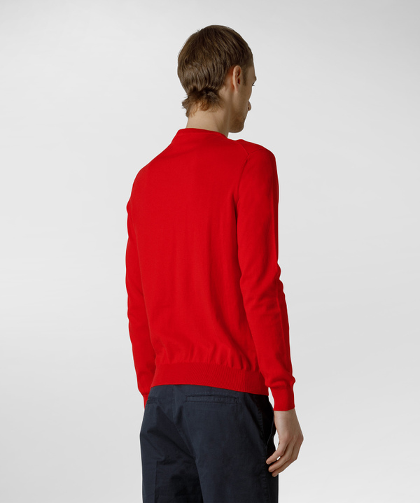Maglia in tricot con piccolo logo ricamato - Peuterey
