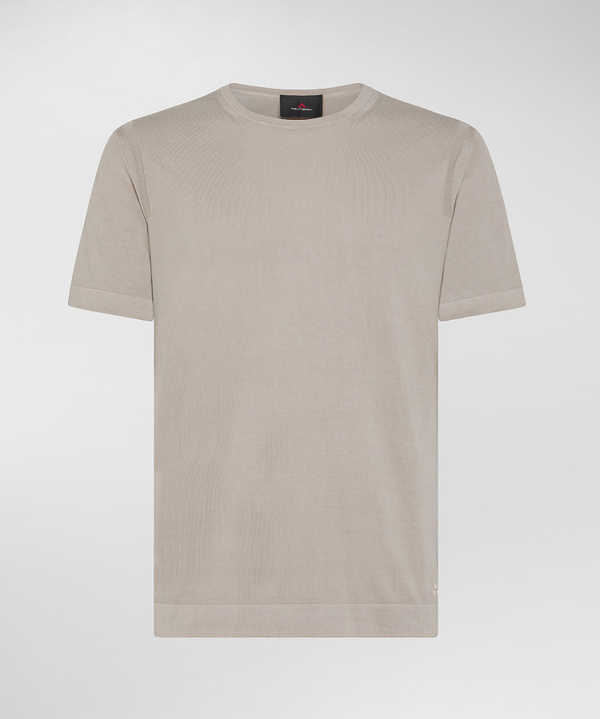 T-Shirt aus reinem Baumwolltrikot - Peuterey