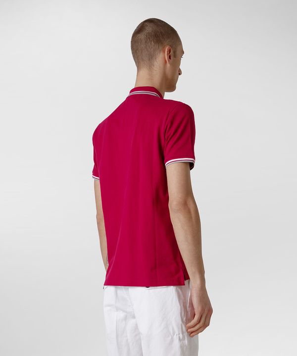 Kurzärmeliges Poloshirt aus Stretch-Baumwolle - Peuterey