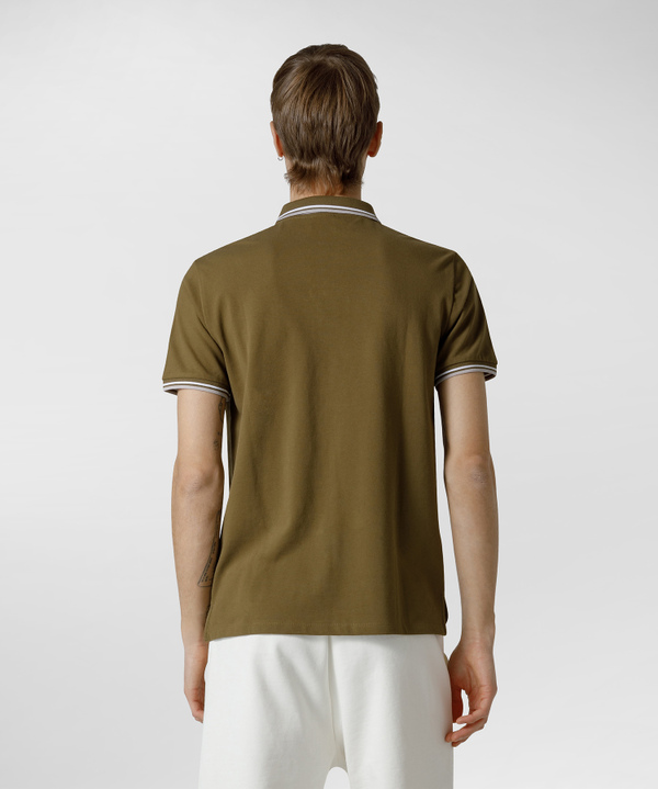 Kurzärmeliges Poloshirt aus Stretch-Baumwolle - Peuterey