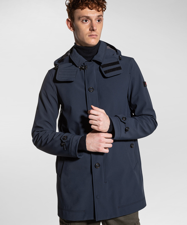 Padded technical trench coat - Peuterey