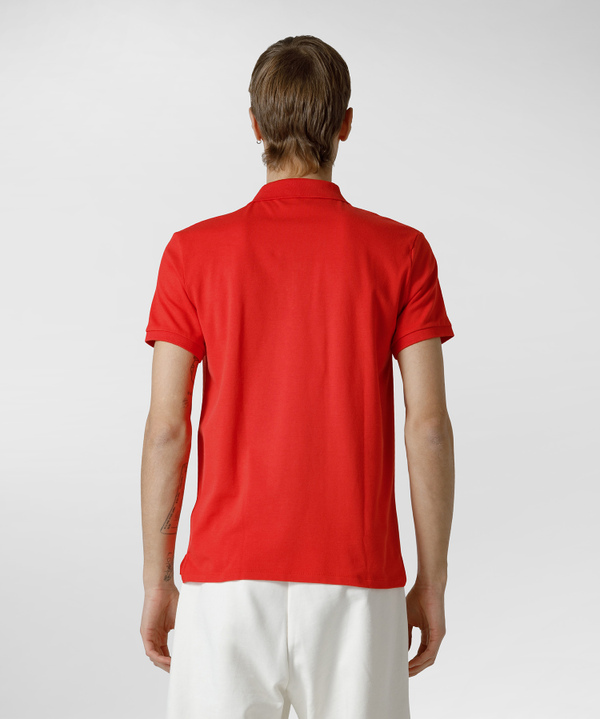 Piquet-Poloshirt aus Baumwolle und Modal - Peuterey