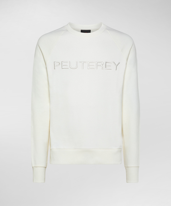 Sweatshirt mit Schriftzug auf der Vorderseite - Peuterey