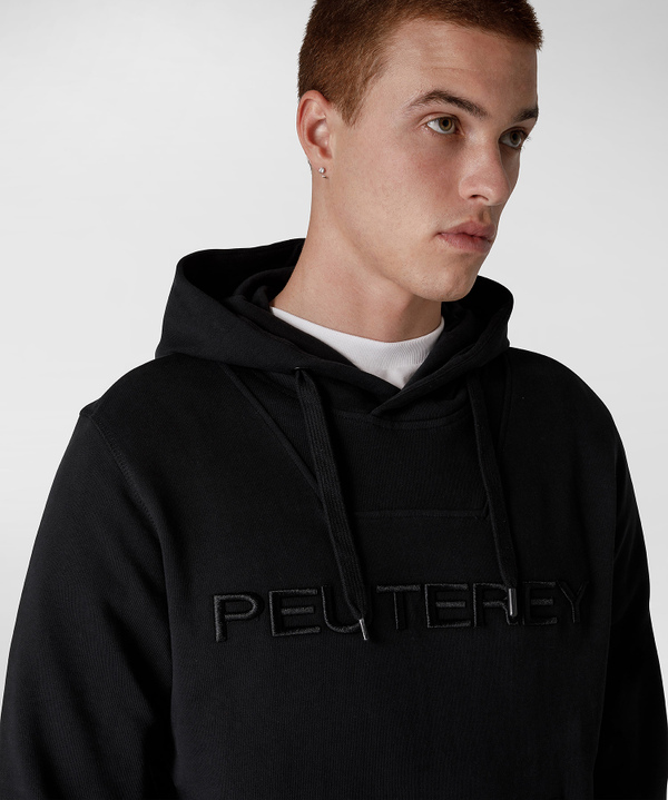 Sweatshirt with hood and lettering on its front - Peuterey