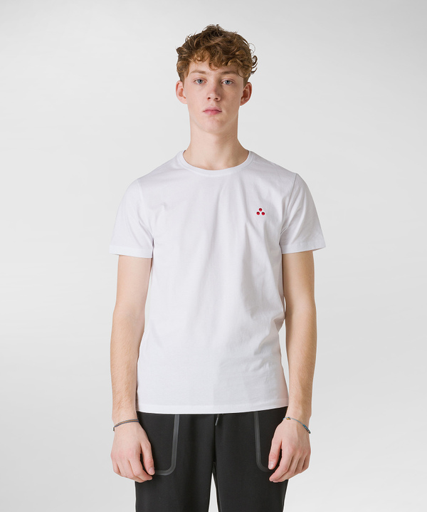 T-shirt with embroidered logo - Peuterey