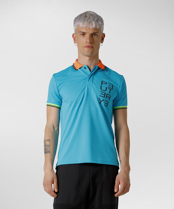 Tech fluo polo with contrasting-colour details - Peuterey