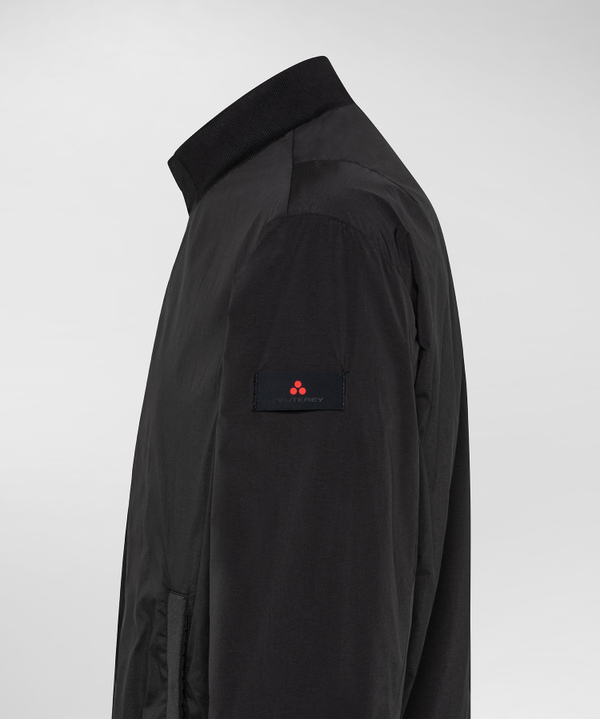 Stretch nylon bomber jacket with black graphic details - Peuterey