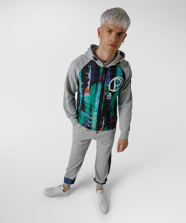 Recycled fabric bomber jacket with recycled down - Peuterey