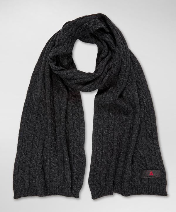 Arran knit scarf in wool blend - Peuterey