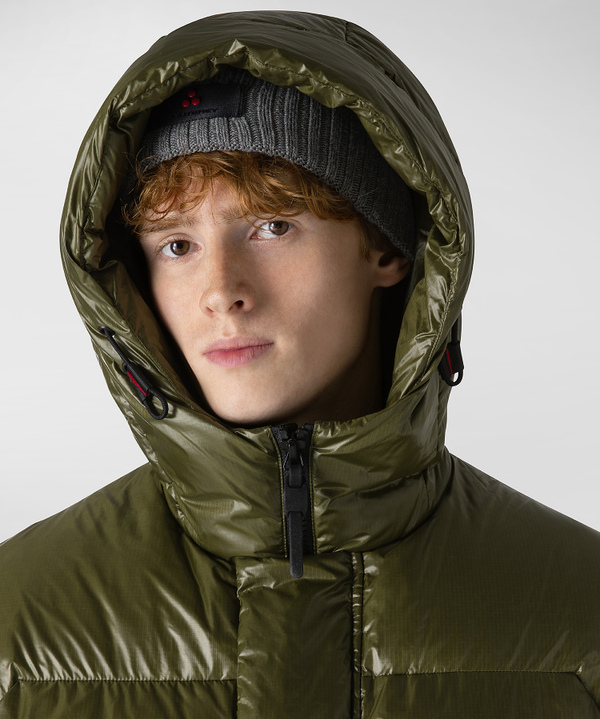 Long and smooth, regular fit down jacket - Peuterey