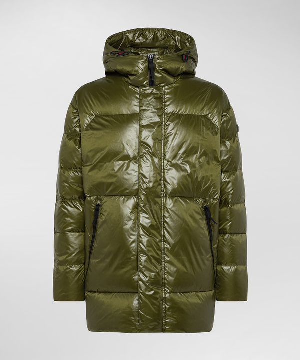 Long and smooth, regular fit down jacket - Peuterey