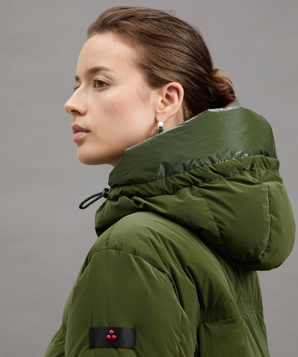 DAUNENJACKE AUS NYLON MIT MATT-GLANZ-KONTRAST - Peuterey