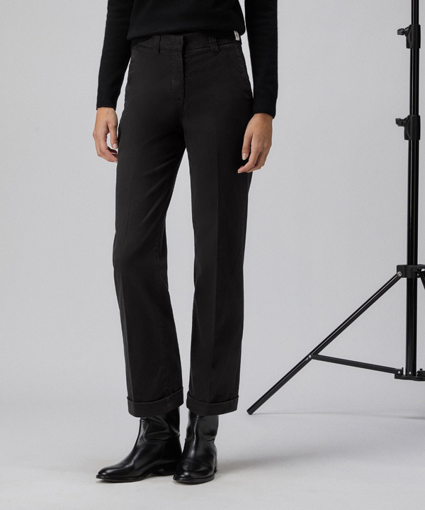 Stretch gabardine trousers - Peuterey