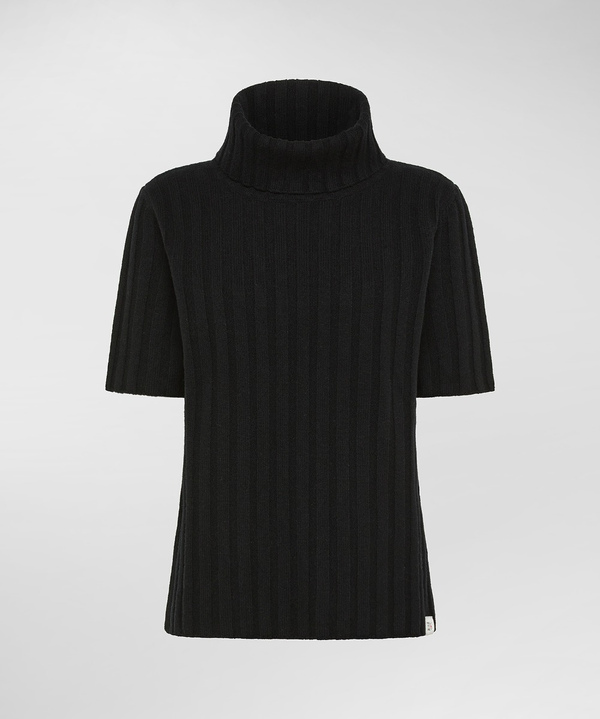 Maglia a coste in lana a collo alto - Peuterey