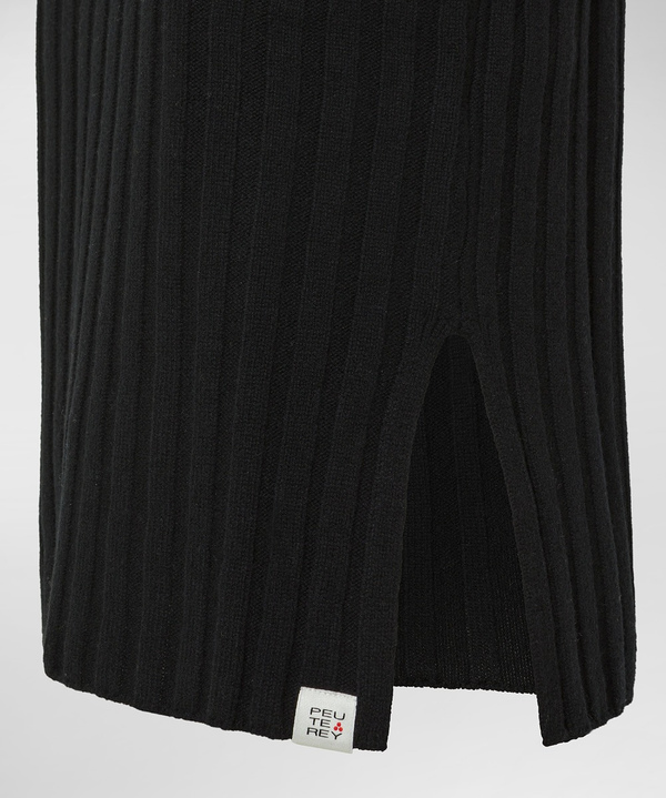 Maglia a coste in lana a collo alto - Peuterey