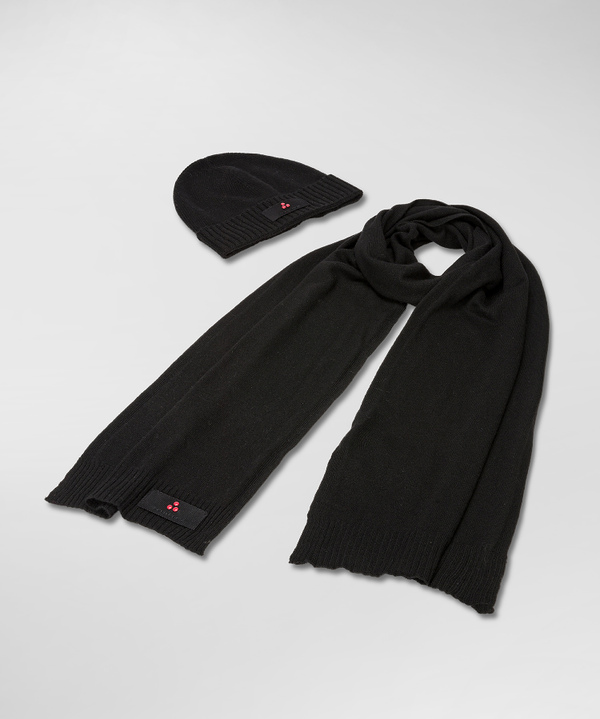 Set aus Mütze und Schal aus Wollmischung - Peuterey