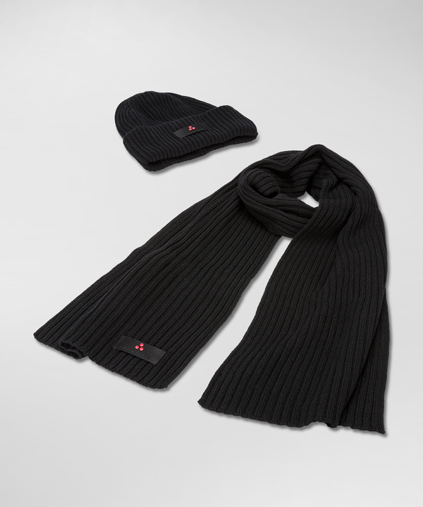 Set Cappello E Sciarpa Invernale - In Maglia Con Fodera In Pile, Unisex, Caldo Fino A -10°C - Foto 6