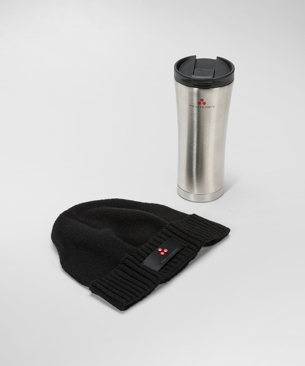Hat And 500 Ml Thermal Mug Set - Peuterey
