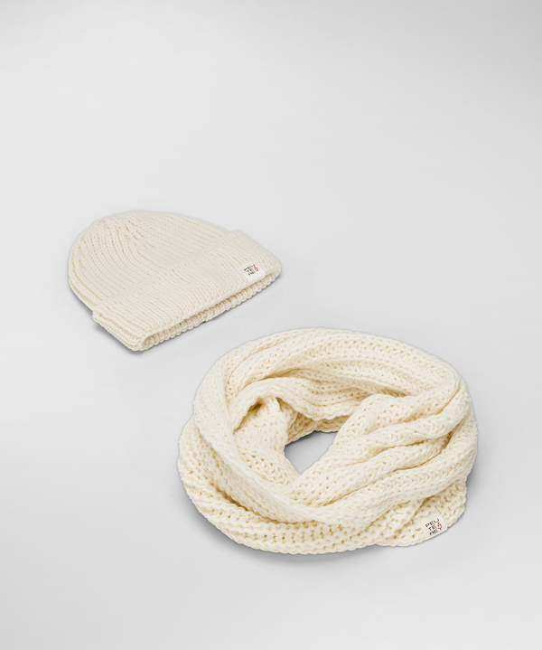 Wool blend hat and neckband set - Peuterey