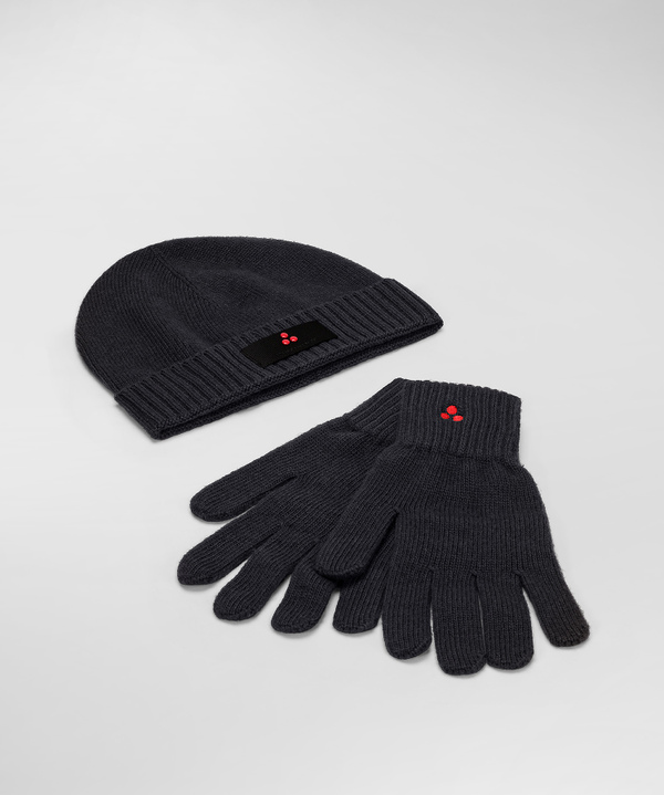 Set aus Kaschmirmütze und Handschuhen - Peuterey