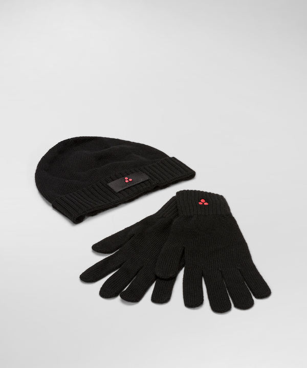 Cashmere blend hat and gloves set - Peuterey