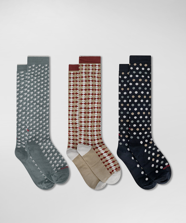 Set of three pairs of patterned socks - Peuterey