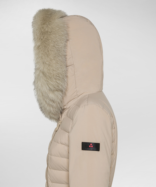 Slim down jacket with fur - Peuterey