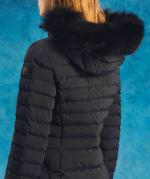 Slim down jacket with fur - Peuterey