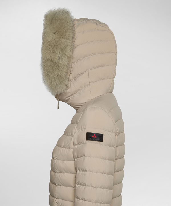 Slim-Daumenjacke mit Pelz - Peuterey
