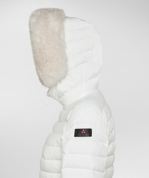 Slim down jacket with fur - Peuterey
