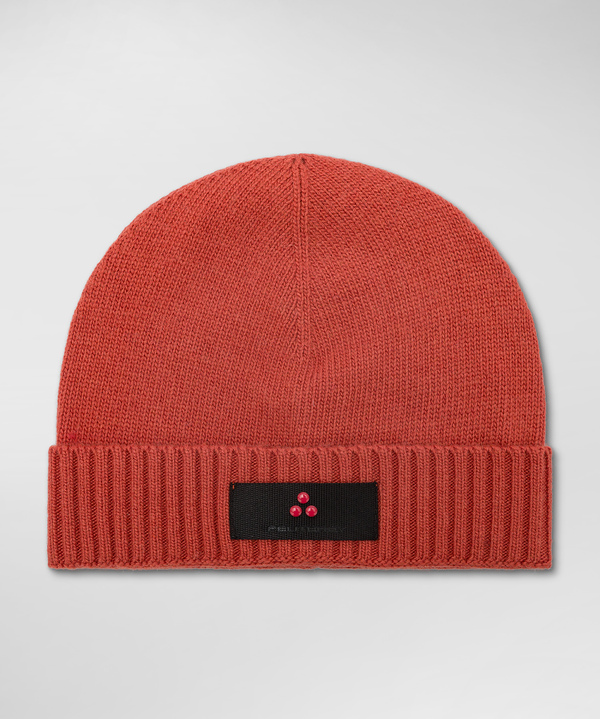 Wool blend knitted hat - Peuterey