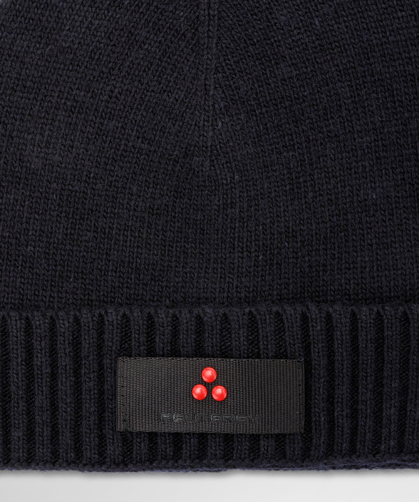 Wool blend tricot hat - Peuterey