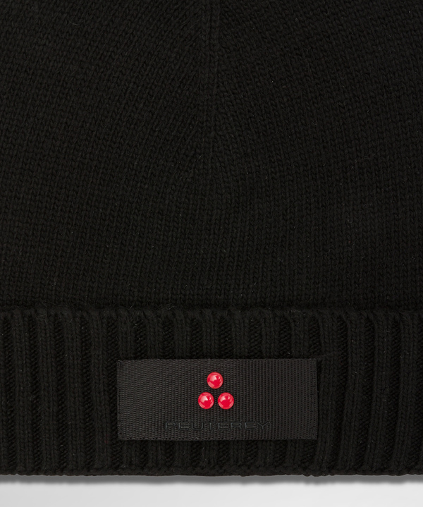 Wool blend tricot hat - Peuterey