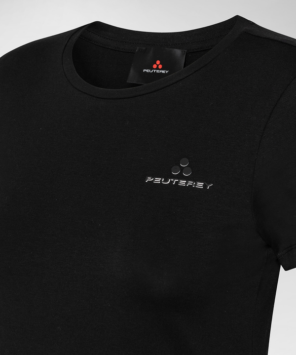 T-shirt con logo in tono colore - Peuterey