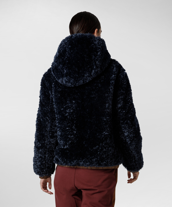 Faux fur and ripstop nylon bomber jacket - Peuterey